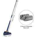 Mop Triangular com Rotação de 360° – Alta Absorção | Limpeza de Cantos sem Sujar as Mãos