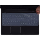 Película protetora universal de silicone transparente, compatível com a maioria dos notebooks de 12 a 17 polegadas disponíveis no mercado.