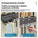 Suporte para facas,  talheres e utensílios de cozinha em aço inoxidável.