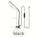 Luminária de mesa flexível com clipe e alimentação USB