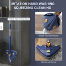 Mop Triangular com Rotação de 360° – Alta Absorção | Limpeza de Cantos sem Sujar as Mãos