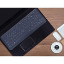 Película protetora universal de silicone transparente, compatível com a maioria dos notebooks de 12 a 17 polegadas disponíveis no mercado.