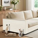 Tapete arranhador autoadesivo para gatos.