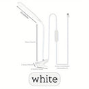 Luminária de mesa flexível com clipe e alimentação USB