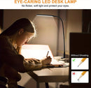Luminária de mesa flexível com clipe e alimentação USB